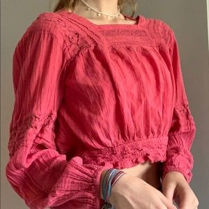 AE Cropped Blouse XS